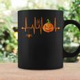Spooky Scary Pumpkin Heartbeat Halloween Fall Halloween Coffee Mug Gifts ideas