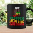 Stepping Into Junenth Like My Ancestors Shoes Black Women Gift For Womens Coffee Mug Gifts ideas
