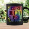 Straight Outta 5Th Grade Class Of 2023 Graduation Tie Dye Coffee Mug Gifts ideas