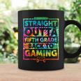 Straight Outta Fifth Grade Gaming 5Th Grade Gamer Tie Dye Coffee Mug Gifts ideas