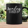 Sunday Funday Cute Cursive Coffee Mug Gifts ideas