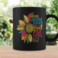Sunflower Never Underestimate The Power Of A Girl With Book Coffee Mug Gifts ideas