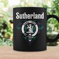 Sutherland Clan Scottish Name Coat Of Arms Tartan Coffee Mug Gifts ideas