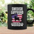 Swedish Lapphund Dad Dog Lover American Us Flag Coffee Mug Gifts ideas