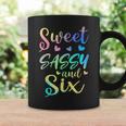 Sweet Sassy And Six Girls Birthday Tie Dye 6Th Bday Girl Coffee Mug Gifts ideas