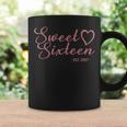 Sweet Sixn Est 2007 Girls 16 Years Old 16Th Birthday Coffee Mug Gifts ideas