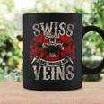 Swiss Blood Runs Through My Veins Flag Of Switzerland Coffee Mug Gifts ideas