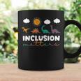 T-Rex Dinosaur Inclusion Matters Special Education Teacher Coffee Mug Gifts ideas