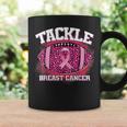 Tackle Breast Cancer Awareness Pink Football Ribbon Coffee Mug Gifts ideas