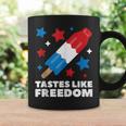 Tastes Like Freedom Icecream Ice Pop 4Th Of July Coffee Mug Gifts ideas