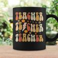 Teacher Fall Autumn Vibes Back To School Maple Leaf Coffee Mug Gifts ideas