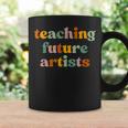 Teaching Future Artists Retro Teacher Students Coffee Mug Gifts ideas