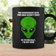 Technically Im Not Here Funny Alien Alien Funny Gifts Coffee Mug Gifts ideas