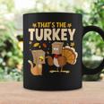 Thanksgiving Fake Cat Turkey Cat Owner Holiday Coffee Mug Gifts ideas