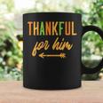 Thanksgiving Thankful For Him Matching Couple Fall Women Coffee Mug Gifts ideas