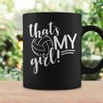 That's My Girl Proud Volleyball Mom Volleyball Mother Coffee Mug Gifts ideas