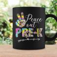 Tie Dye Peace Out Prek Last Day Of School Leopard Teacher Coffee Mug Gifts ideas