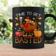 Turkey Time To Get Basted Retro Happy Thanksgiving Women Coffee Mug Gifts ideas