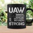 Uaw Strike 2023 United Auto Workers Union Uaw Strong Red Coffee Mug Gifts ideas