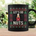 Ugly Christmas Sweater Nutcracker Lets Go Nuts Coffee Mug Gifts ideas
