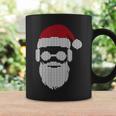 Ugly Christmas Xmas Sweater Cool Hipster Santa Claus Present Coffee Mug Gifts ideas