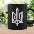 Ukrainian Tryzub Symbol On The Heart Ukraine Trident Coffee Mug Gifts ideas