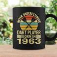 Never Underestimate Dart Player Born In 1963 Dart Darts Coffee Mug Gifts ideas
