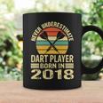 Never Underestimate Dart Player Born In 2018 Dart Darts Coffee Mug Gifts ideas