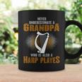 Never Underestimate Grandpa Who Is Also A Harp Player Coffee Mug Gifts ideas