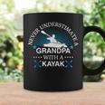 Never Underestimate A Grandpa With A Kayak Kayaking Coffee Mug Gifts ideas