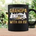 Never Underestimate A Grandpa With An Rv Motorhome Camping Coffee Mug Gifts ideas