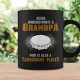Never Underestimate Grandpa Who Is Also A Tambourine Player Coffee Mug Gifts ideas