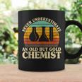 Never Underestimate An Old Chemist Nerdy Chemistry Teacher Coffee Mug Gifts ideas