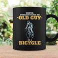 Never Underestimate An Old Guy On A Bicycle Cycling Coffee Mug Gifts ideas