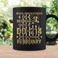Never Underestimate An Old Man With A Dd-214 February Coffee Mug Gifts ideas