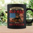 Never Underestimate An Old Man With A Rottweiler Costume Coffee Mug Gifts ideas