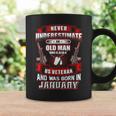 Never Underestimate An Old Us Veteran Born In January Coffee Mug Gifts ideas
