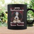 Never Underestimate An Old Woman With A Bernese Mountain Coffee Mug Gifts ideas