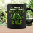 Never Underestimate The Power Of Kale Healthy VeganCoffee Mug Gifts ideas