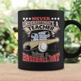Never Underestimate A Teacher With A Baseball Bat Coffee Mug Gifts ideas