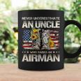 Never Underestimate An Uncle Who Raised An Airman Usaf Coffee Mug Gifts ideas
