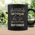 Never Underestimate A Veteran Who Was Born In September Coffee Mug Gifts ideas