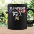 Us Proud Coast Guard Papa With American Flag Veteran Day Veteran Funny Gifts Coffee Mug Gifts ideas