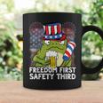 Usa 4Th Of July Frog Beer Freedom First Safety Third Coffee Mug Gifts ideas