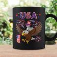 Usa Cute Cat Sunglasses Riding Eagle 4Th Of July Lover Usa Funny Gifts Coffee Mug Gifts ideas