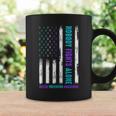 Usa Flag Nobody Fights Alone Suicide Prevention Awareness Coffee Mug Gifts ideas