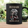 Valhalla-La Deck The Halls With Skulls And Bodies Christmas Coffee Mug Gifts ideas