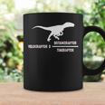 Velociraptor Physics Distance Time Formula Dinosaur Teacher Coffee Mug Gifts ideas