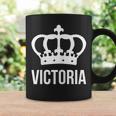 Victoria Name For Women - Queen Princess Crown Design Coffee Mug Gifts ideas
