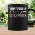 Videophilia Is My Superpower Videophilia Quote Men Coffee Mug Gifts ideas
